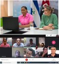 Empresarios de turismo con ministro de Hacienda y co-directora del INTUR
